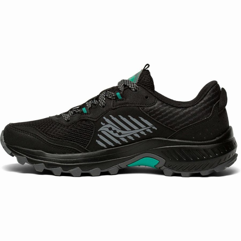 Women's Saucony Excursion TR15 Trail Running Shoes Black | SG S70548-J50