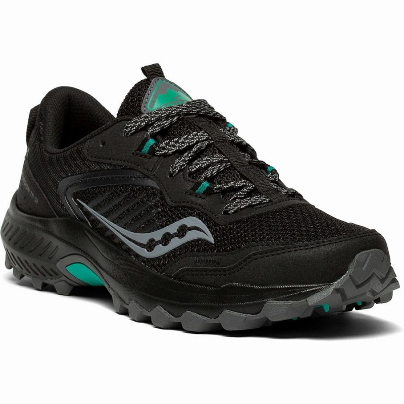 Women's Saucony Excursion TR15 Trail Running Shoes Black | SG S70548-J50