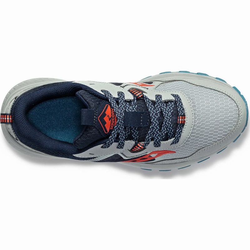 Women's Saucony Excursion TR16 Trail Running Shoes Grey / Navy | SG S69785-N49