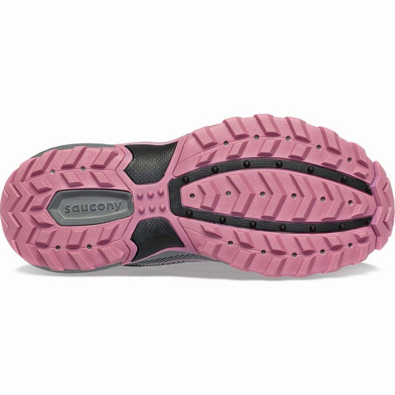 Women's Saucony Excursion TR16 Trail Running Shoes Grey / Rose | SG S93816-M07