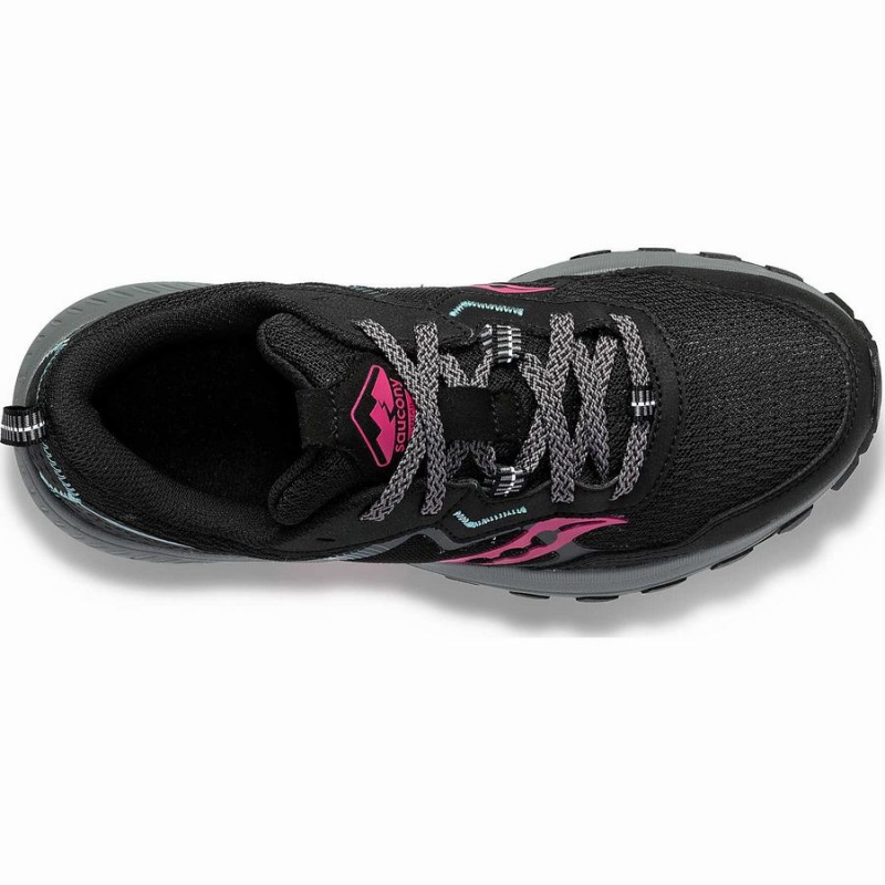 Women's Saucony Excursion TR16 Trail Running Shoes Black / Fuchsia | SG S58376-A81