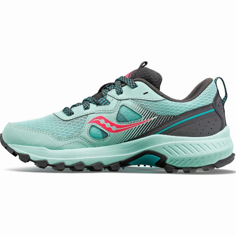 Women's Saucony Excursion TR16 Trail Running Shoes Turquoise / Pink | SG S91276-D50