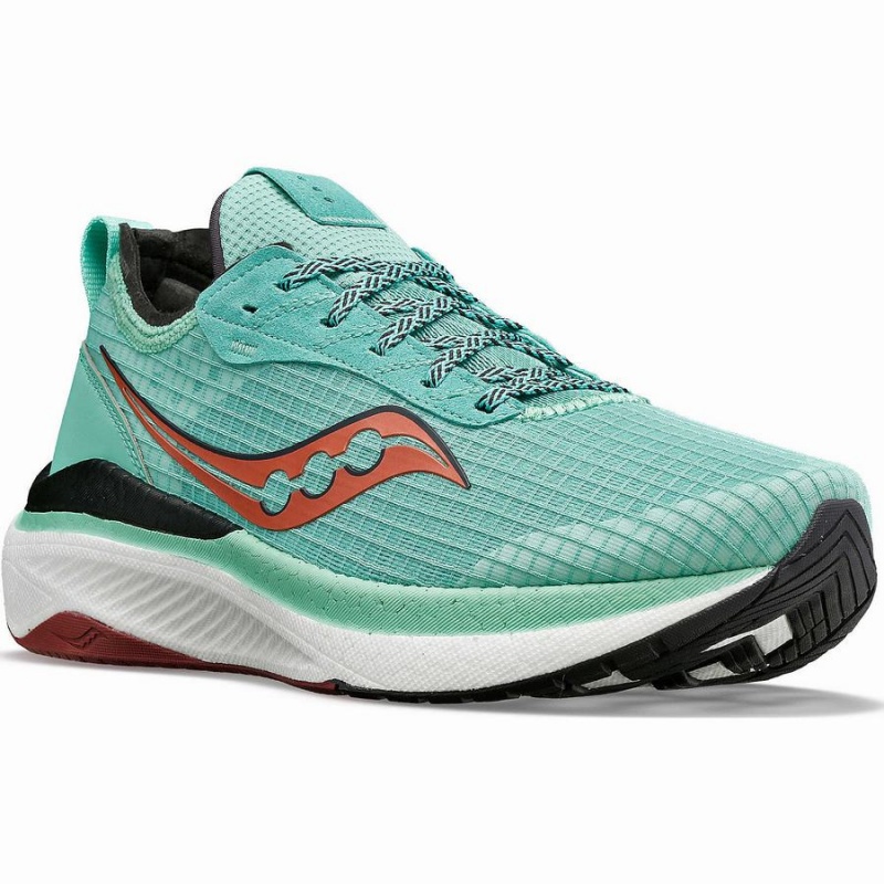 Women's Saucony Freedom Crossport Running Shoes Turquoise | SG S52904-J04