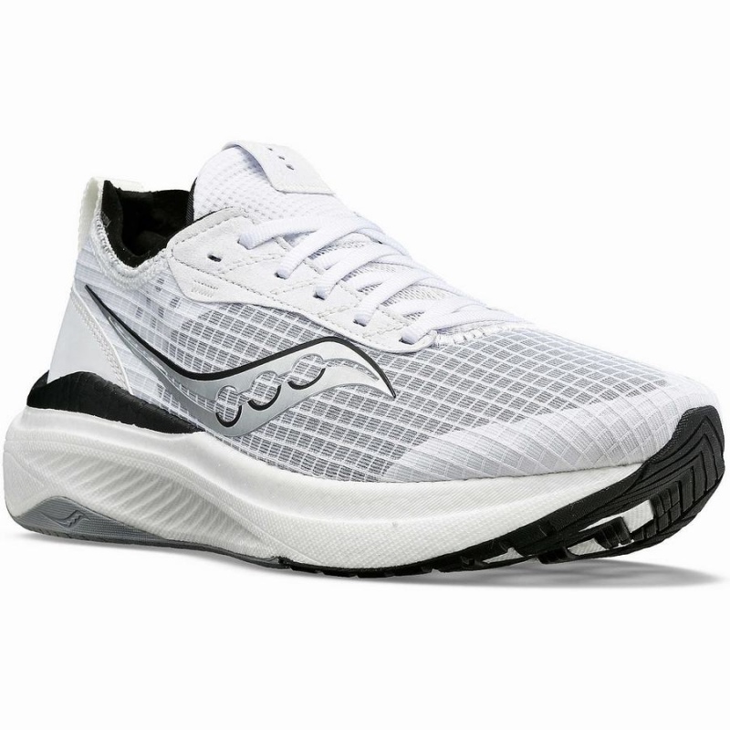 Women's Saucony Freedom Crossport Running Shoes White / Black | SG S76805-L21