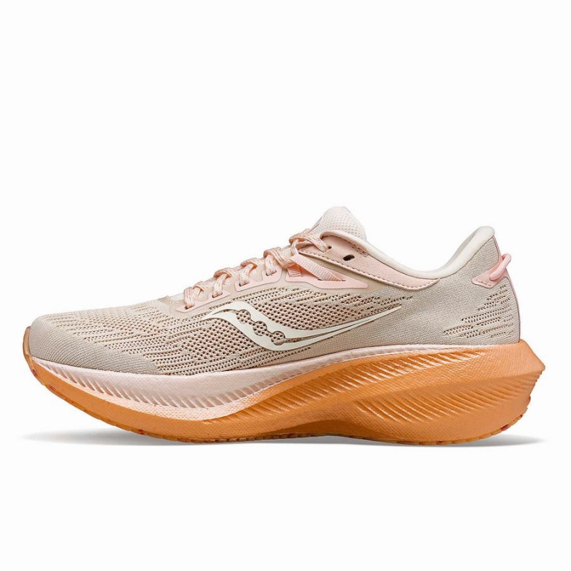 Women's Saucony Galentine's Day Triumph 21 Running Shoes Pink | SG S82435-Q41