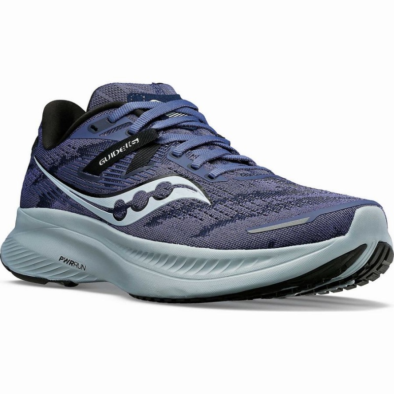 Women's Saucony Guide 16 Running Shoes Navy / Blue | SG S53129-K95