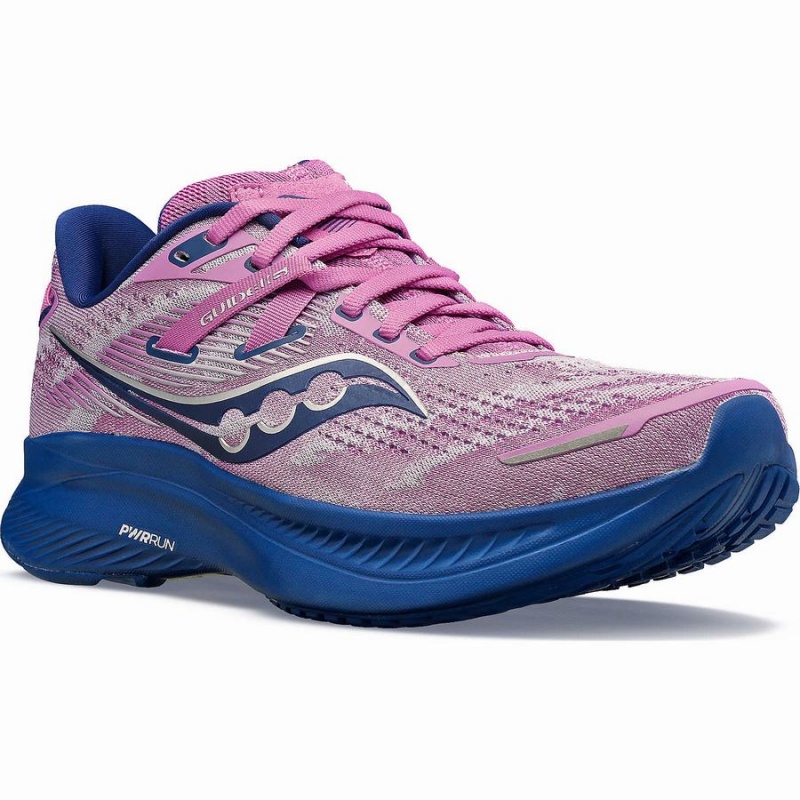 Women's Saucony Guide 16 Running Shoes Purple / Indigo | SG S92145-W23