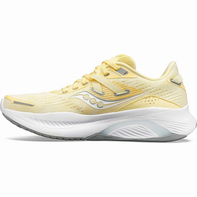 Women's Saucony Guide 16 Running Shoes Yellow / White | SG S09381-E79