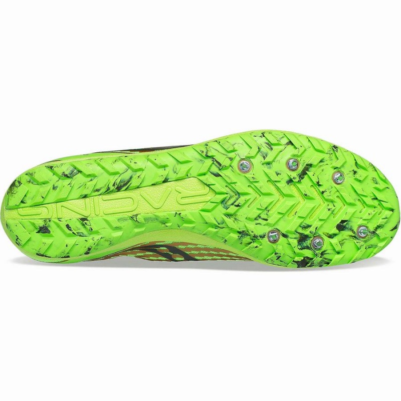 Women's Saucony Havok XC 3 Flat Track Spikes Green | SG S93716-M41