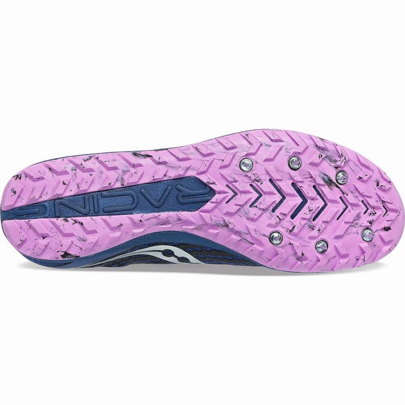 Women's Saucony Havok XC 3 Spike Track Spikes Indigo | SG S12758-M10