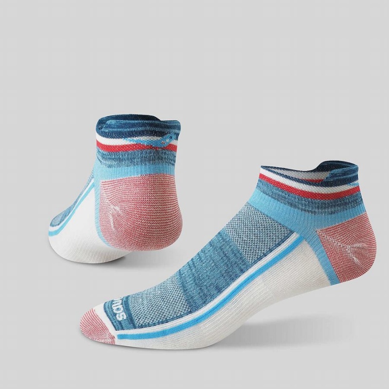 Women's Saucony Inferno Liteweight 3-Pack Socks Blue | SG S02793-Z03