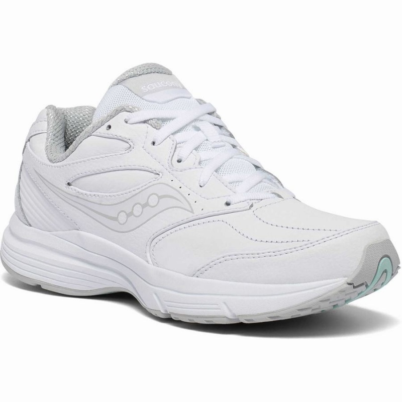 Women's Saucony Integrity Walker 3 Extra Wide Walking Shoes White | SG S58072-Y25