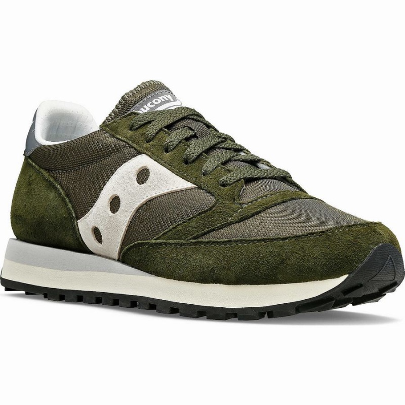 Women's Saucony Jazz 81 Sneakers Olive / Grey | SG S38017-G25