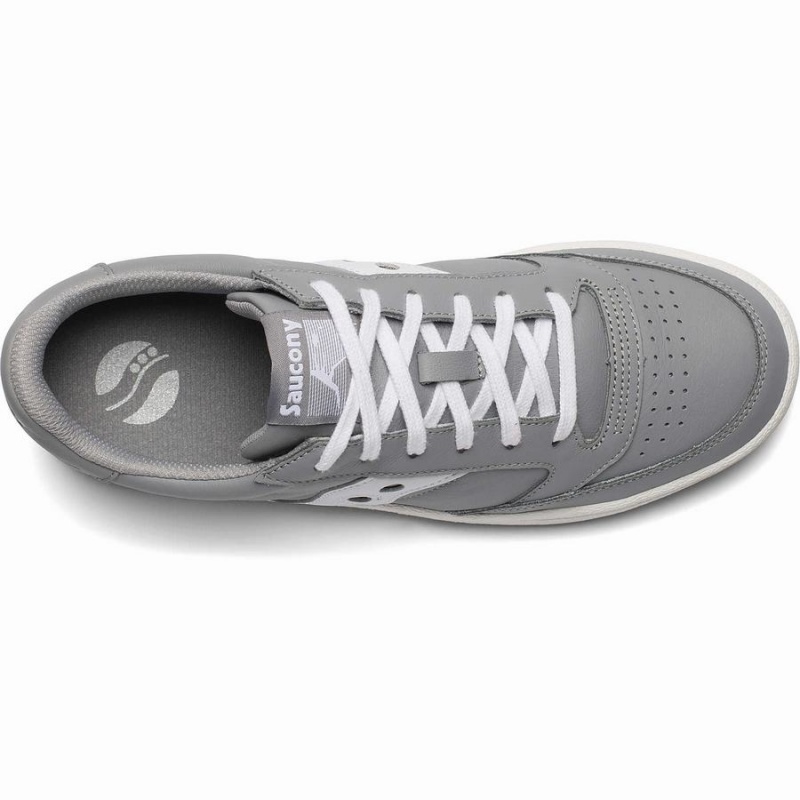 Women's Saucony Jazz Court Sneakers Grey / White | SG S09352-L72