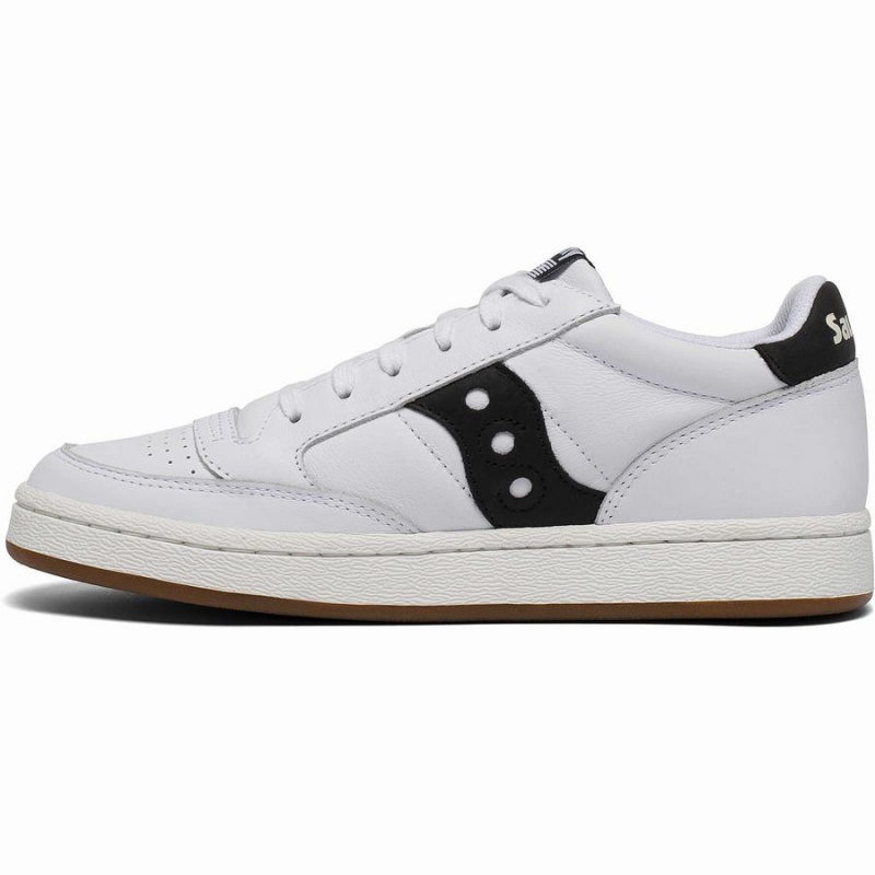 Women's Saucony Jazz Court Sneakers White / Black | SG S06452-E85