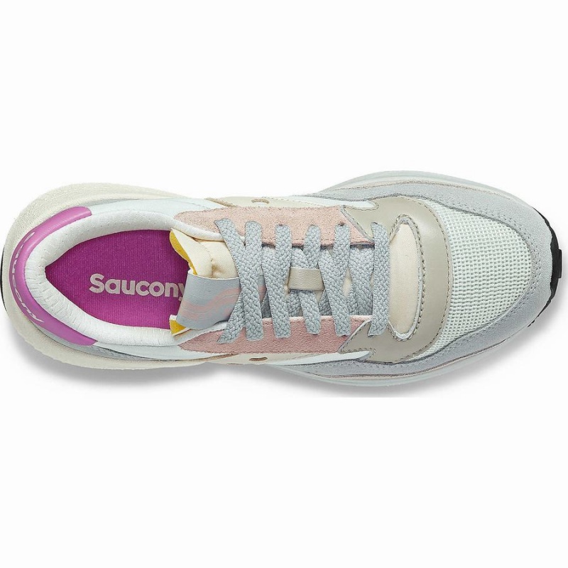 Women's Saucony Jazz NXT Sneakers White / Grey / Rose | SG S80269-A94