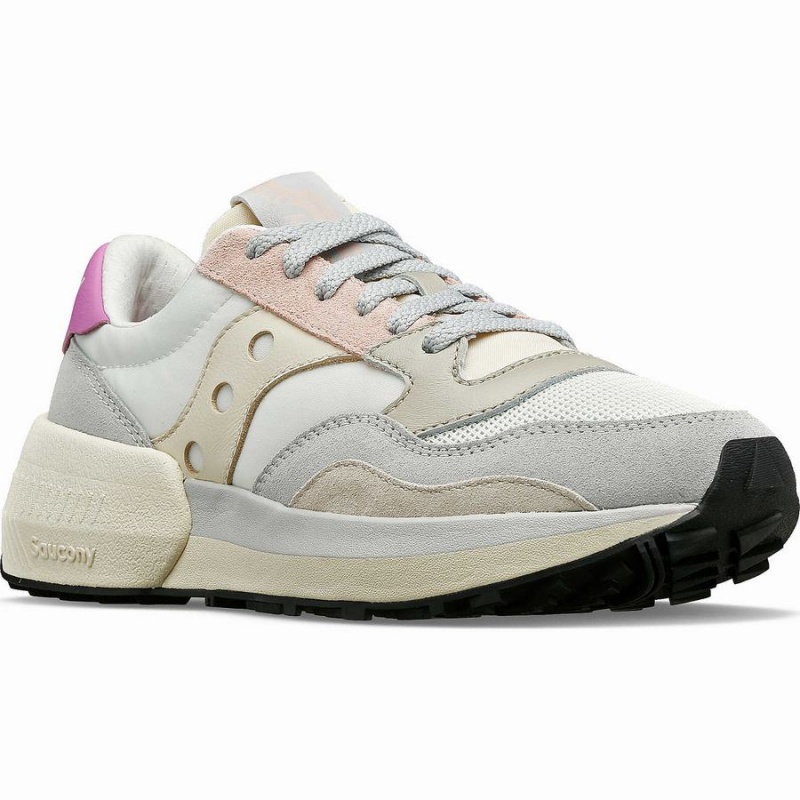 Women's Saucony Jazz NXT Sneakers White / Grey / Rose | SG S80269-A94