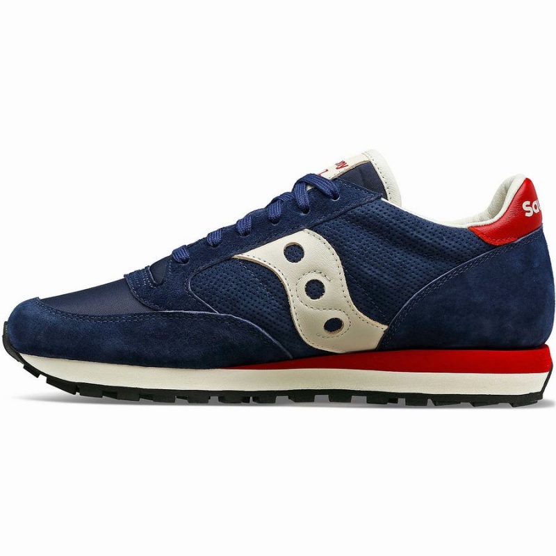 Women's Saucony Jazz Original Premium Sneakers Navy | SG S23159-B35