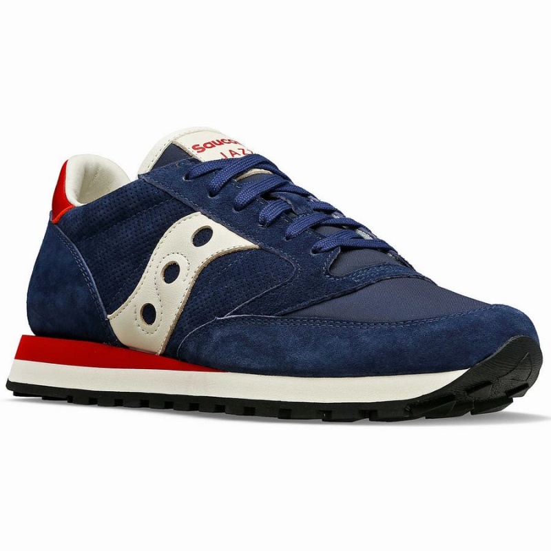 Women's Saucony Jazz Original Premium Sneakers Navy | SG S23159-B35