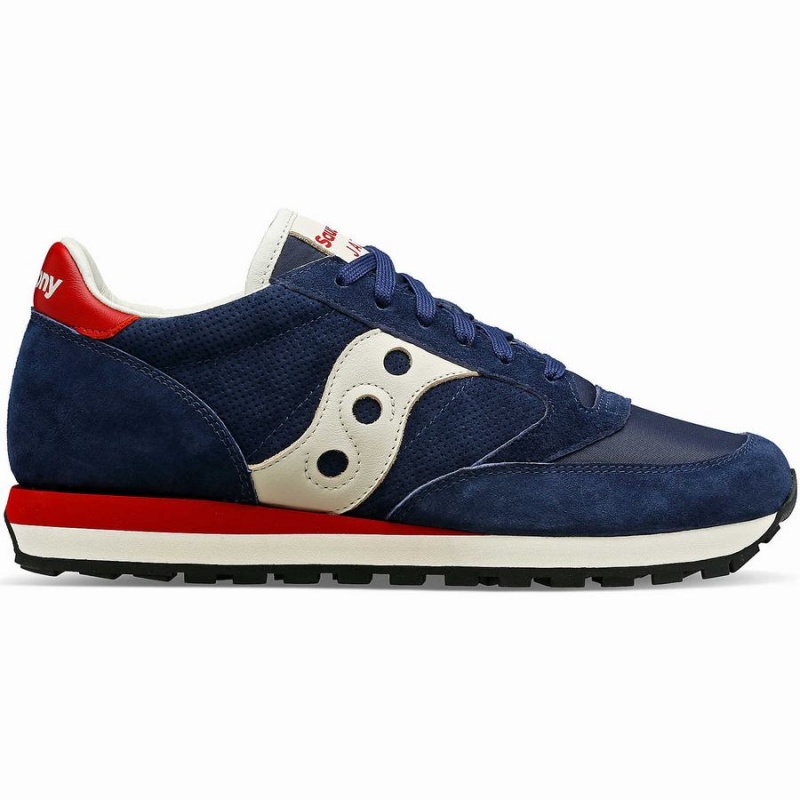 Women\'s Saucony Jazz Original Premium Sneakers Navy | SG S23159-B35