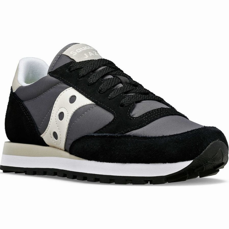 Women's Saucony Jazz Original Sneakers Black / Cream | SG S29154-B03