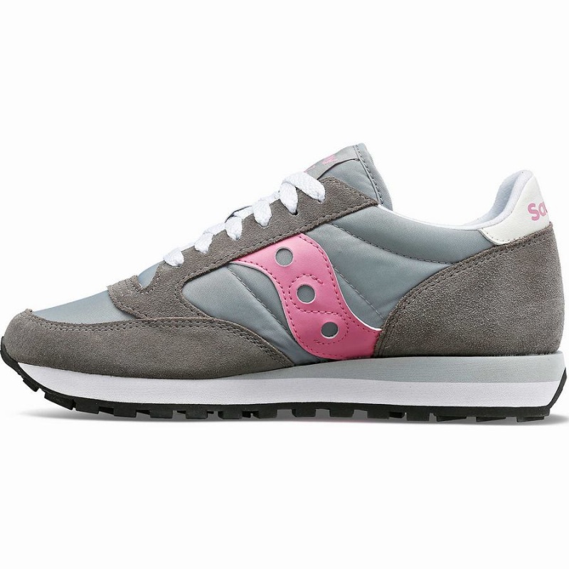 Women's Saucony Jazz Original Sneakers Grey / Pink | SG S50327-N38