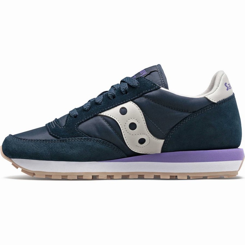 Women's Saucony Jazz Original Sneakers Navy / Purple | SG S54983-B02