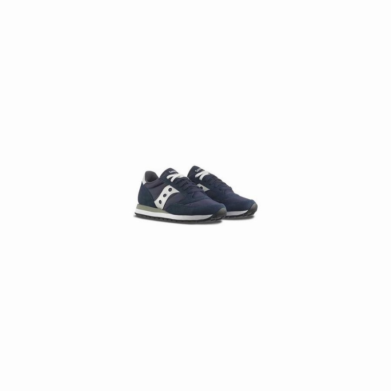 Women's Saucony Jazz Original Sneakers Navy / White | SG S92506-R34