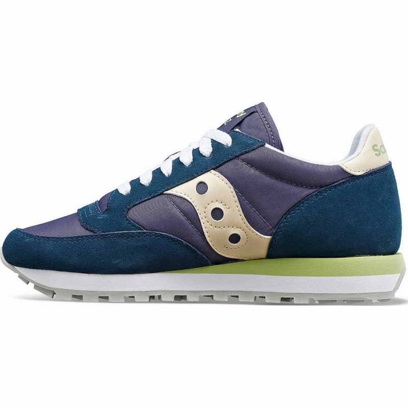 Women's Saucony Jazz Original Sneakers Navy / Cream | SG S56327-X57