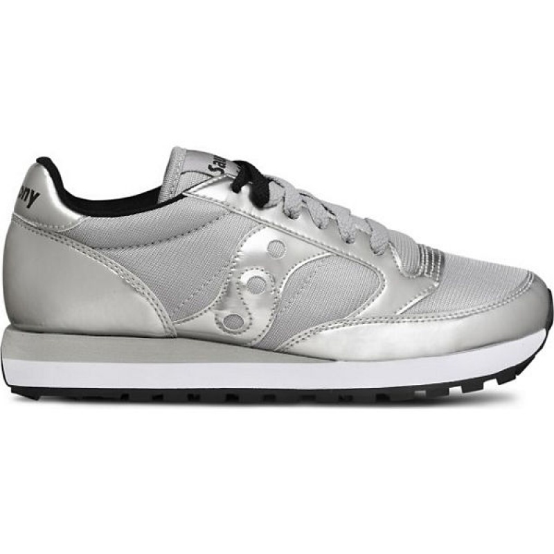 Women\'s Saucony Jazz Original Sneakers Silver | SG S46751-Z34