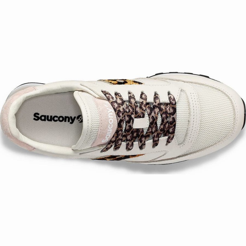 Women's Saucony Jazz Triple Sneakers Beige / Leopard | SG S32570-Y20