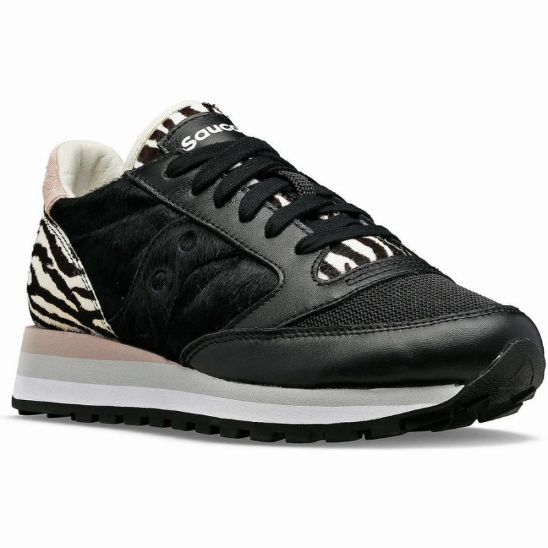 Women's Saucony Jazz Triple Sneakers Black | SG S85374-E15