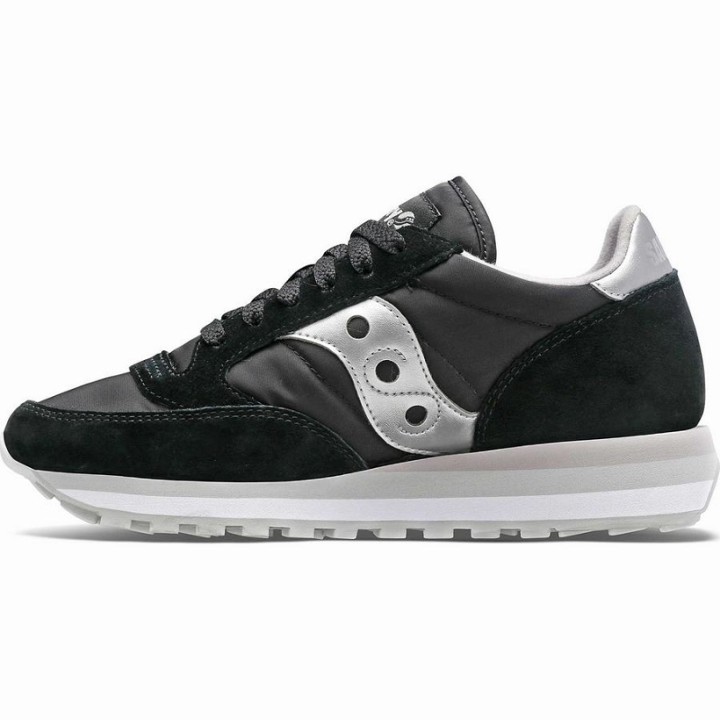 Women's Saucony Jazz Triple Sneakers Black / Silver | SG S07352-R65