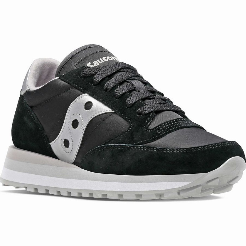 Women's Saucony Jazz Triple Sneakers Black / Silver | SG S07352-R65