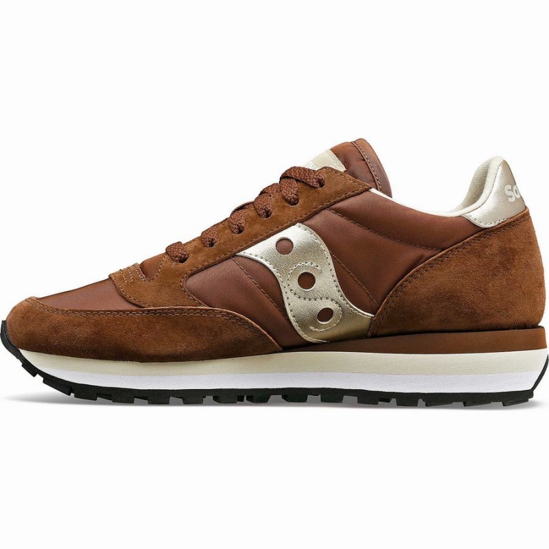 Women's Saucony Jazz Triple Sneakers Brown | SG S16859-P10