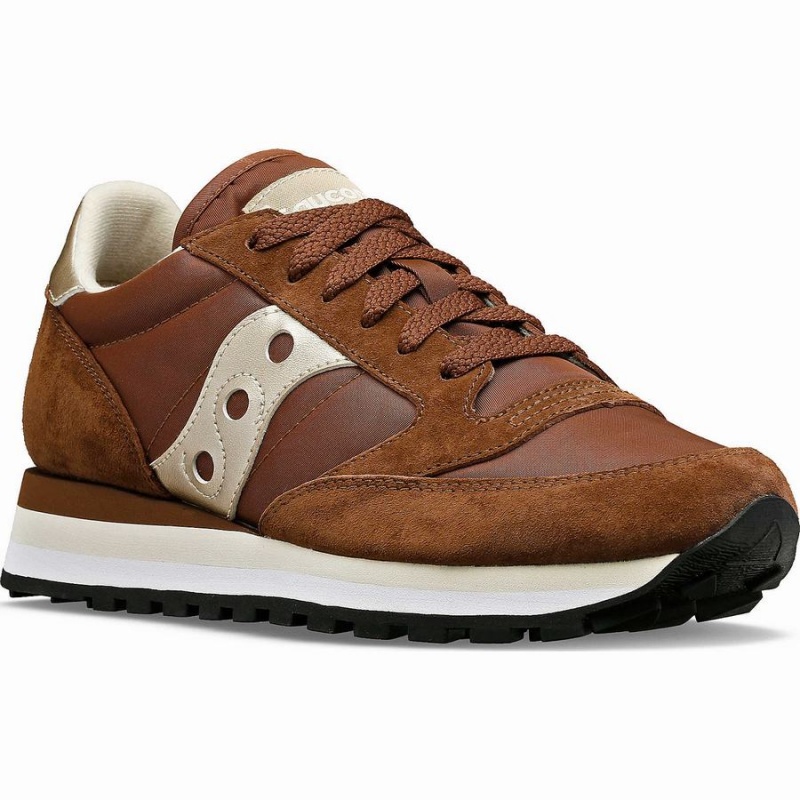 Women's Saucony Jazz Triple Sneakers Brown | SG S16859-P10