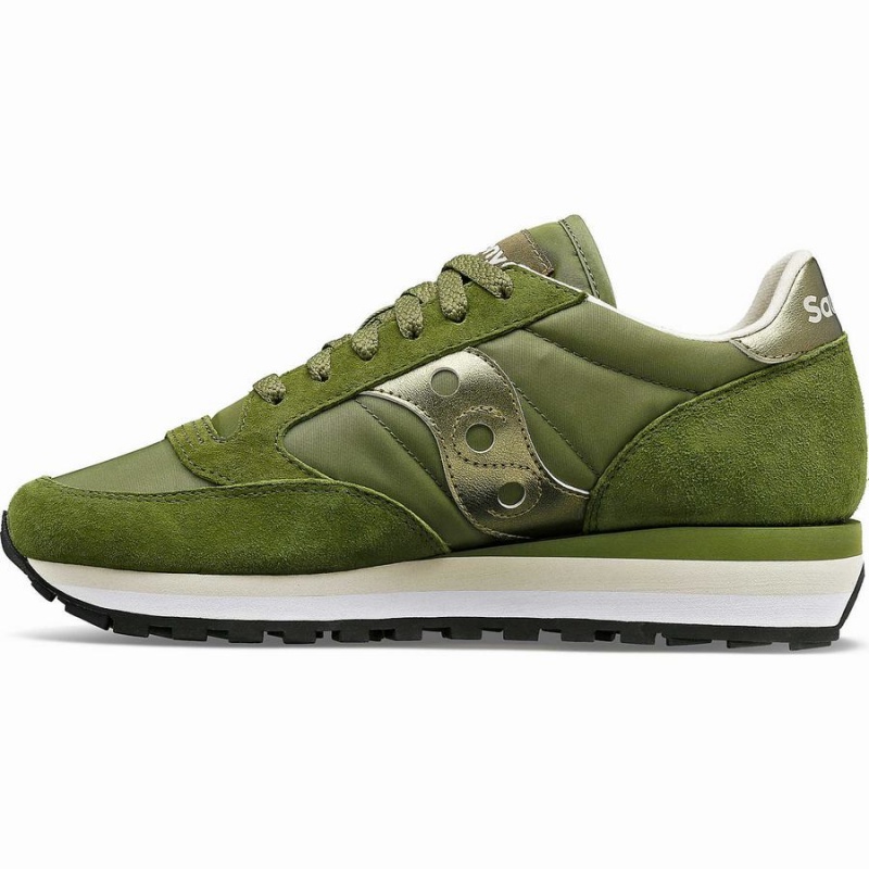 Women's Saucony Jazz Triple Sneakers Green | SG S76423-U37