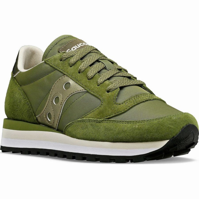 Women's Saucony Jazz Triple Sneakers Green | SG S76423-U37