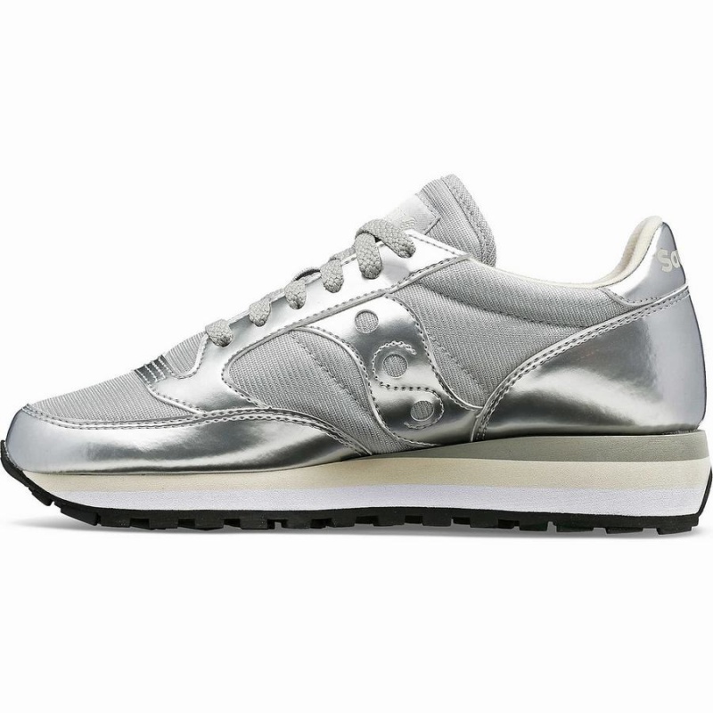 Women's Saucony Jazz Triple Sneakers Silver | SG S84361-T37