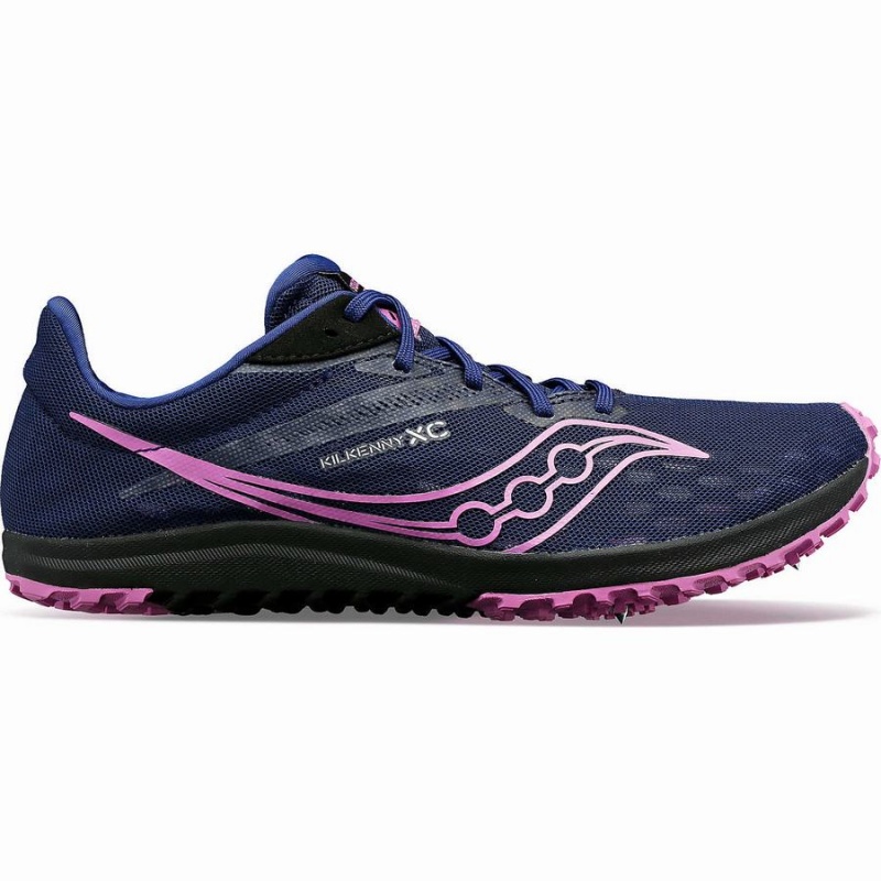 Women\'s Saucony Kilkenny XC9 Spike Track Spikes Indigo | SG S84719-G07