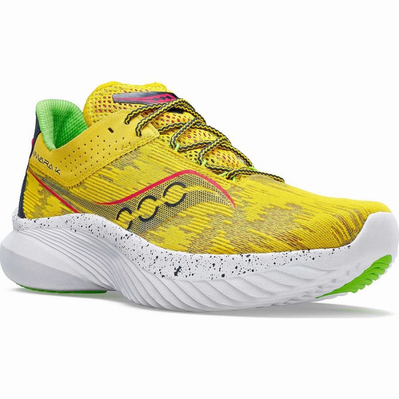 Women's Saucony Kinvara 14 Running Shoes Yellow | SG S23805-B54