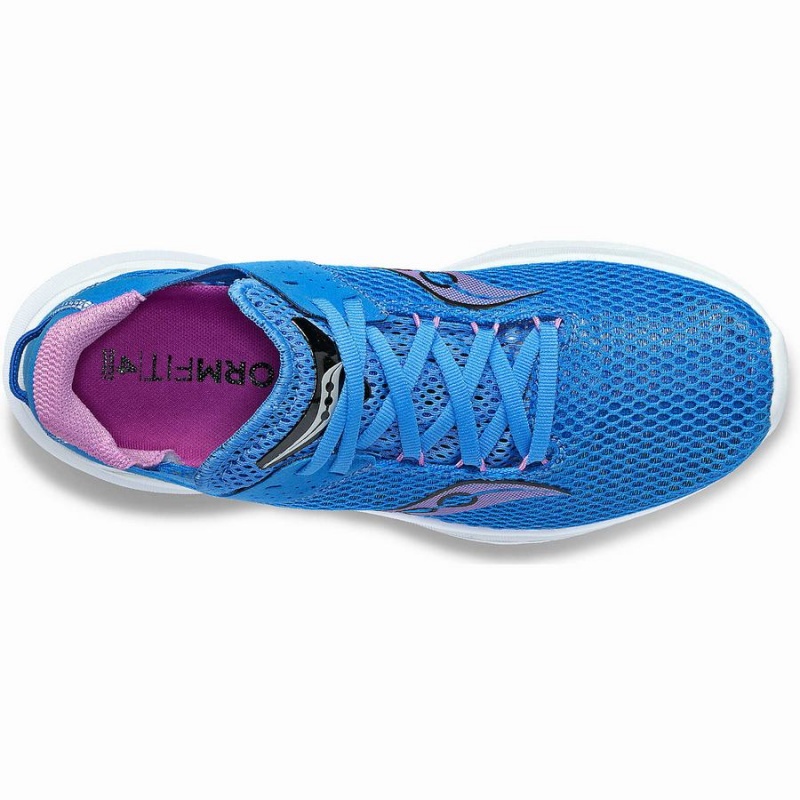 Women's Saucony Kinvara 14 Running Shoes Blue | SG S19485-H95