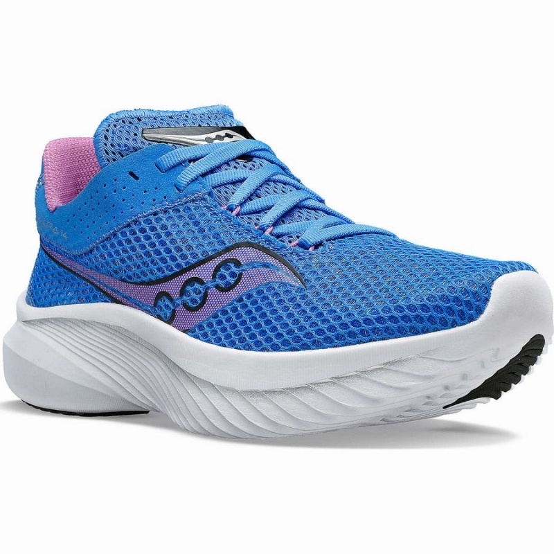 Women's Saucony Kinvara 14 Running Shoes Blue | SG S19485-H95