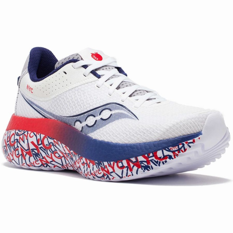 Women's Saucony NYC Kinvara Pro Running Shoes Blue / Navy | SG S85204-D14