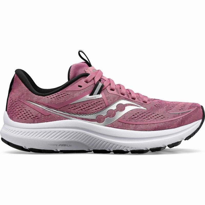 Women\'s Saucony Omni 21 Running Shoes Purple / Black | SG S86951-V28