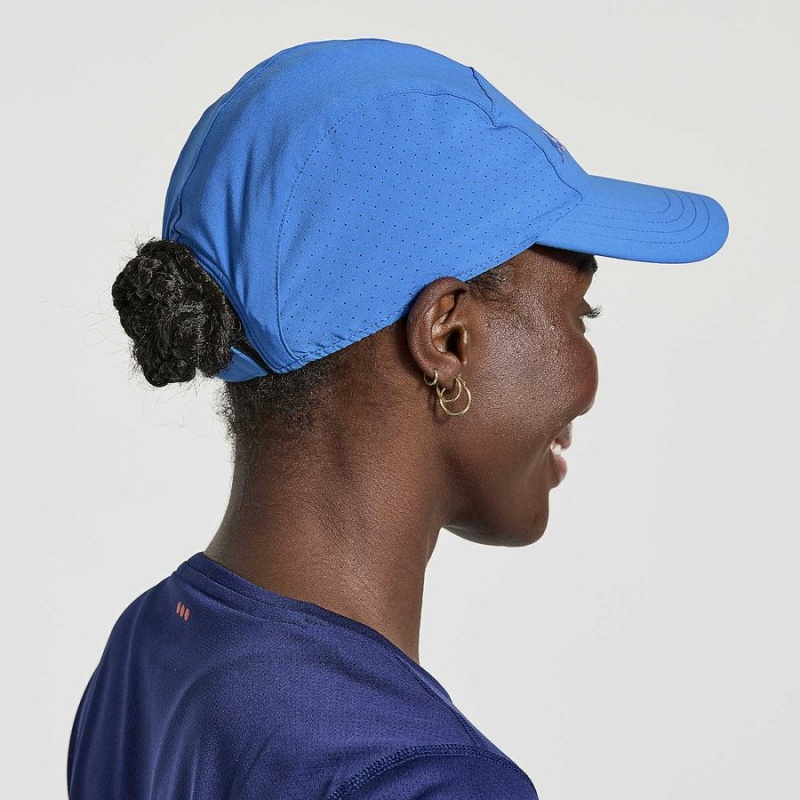 Women's Saucony Outpace Hats Blue | SG S73609-A95