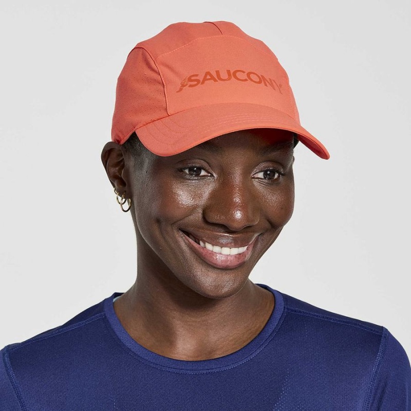 Women\'s Saucony Outpace Hats Red | SG S25438-M57