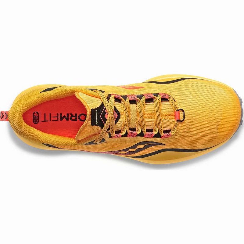 Women's Saucony Peregrine 12 Trail Running Shoes Gold / Red | SG S78536-W18