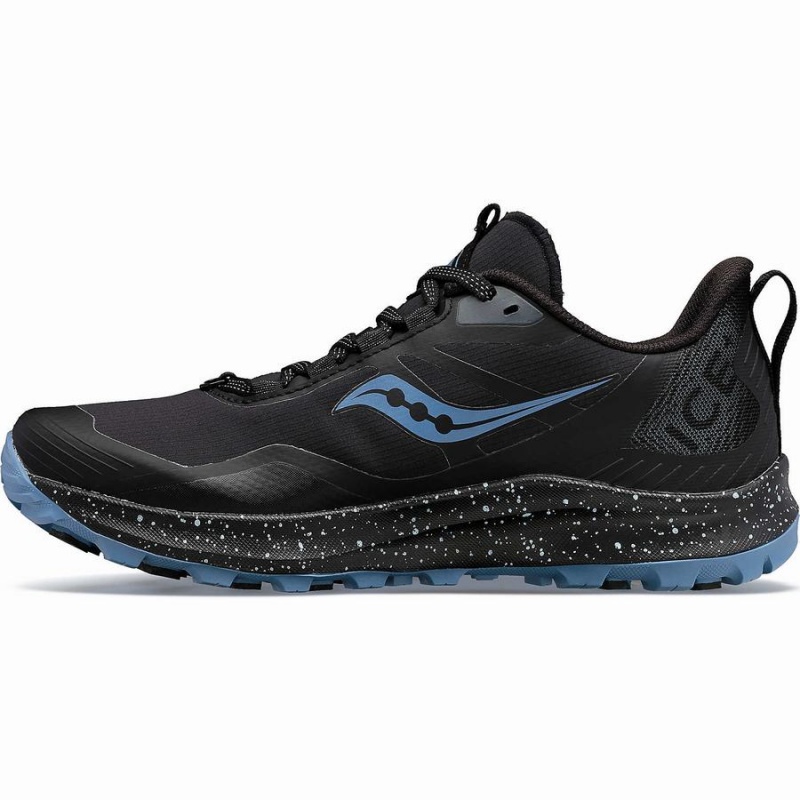 Women's Saucony Peregrine ICE+ 3 Running Shoes Black | SG S64793-D92