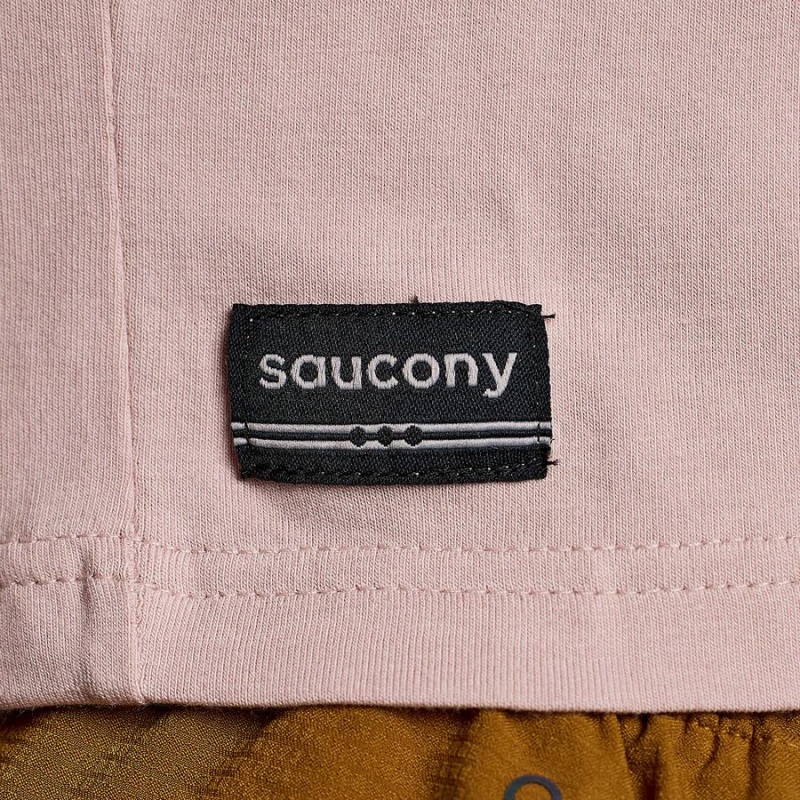 Women's Saucony Recovery Boxy Tee T Shirts Smoke Graphic | SG S98512-R13